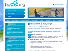 Tablet Screenshot of becycling.co.uk